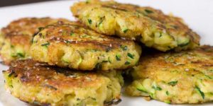 Courgette fritters